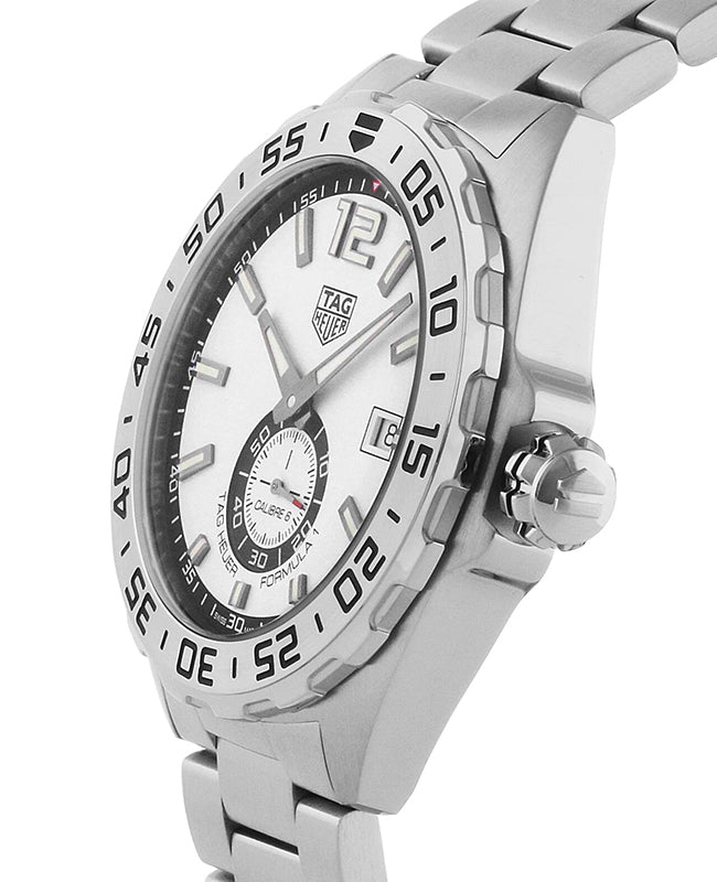 Tag Heuer Formula 1 Calibre 6 Automatic White Dial Silver Steel Strap Watch for Men - WAZ2013.BA0842 Buy Now By Tag Heuer