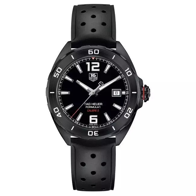 Tag Heuer Formula 1 Automatic Black Dial Black Rubber Strap Watch for Men - WAZ2115.FT8023 Buy Now By Tag Heuer