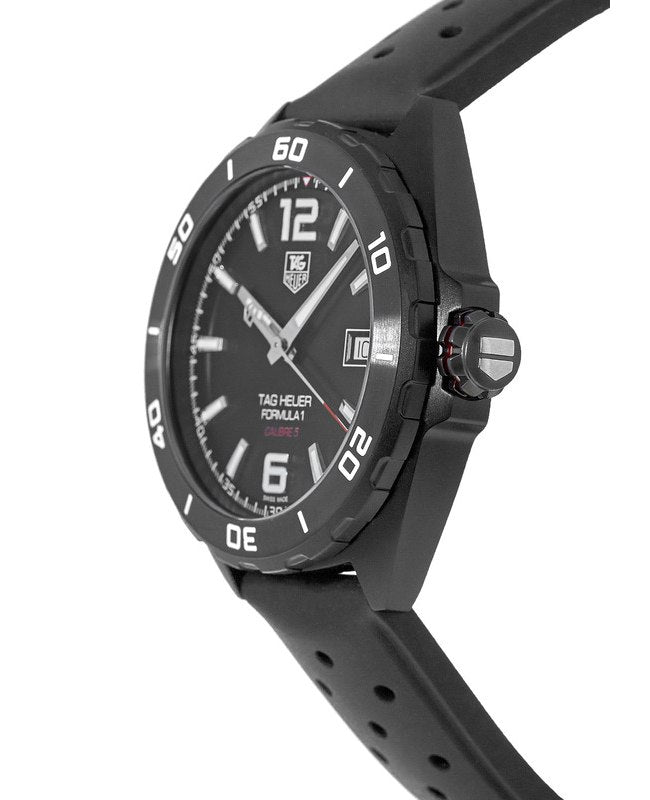 Tag Heuer Formula 1 Automatic Black Dial Black Rubber Strap Watch for Men - WAZ2115.FT8023 Buy Now By Tag Heuer