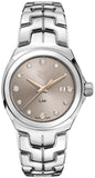 Tag Heuer Link Quartz Brown Dial Silver Steel Strap Watch for Women - WBC131E.BA0649 Buy Now By Tag Heuer