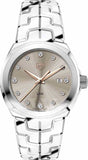 Tag Heuer Link Quartz Brown Dial Silver Steel Strap Watch for Women - WBC131E.BA0649 Buy Now By Tag Heuer