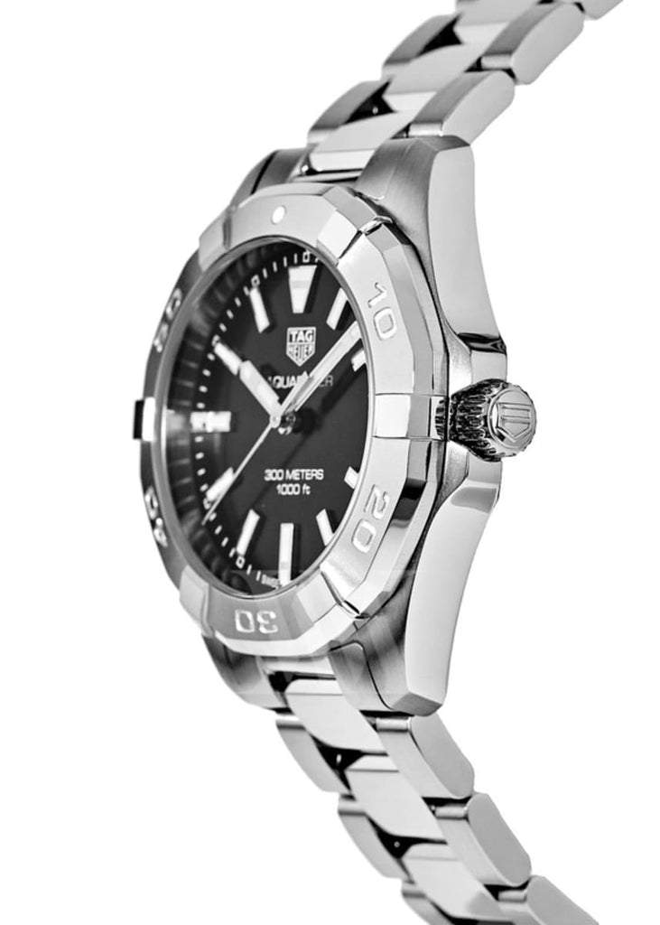 Tag Heuer Aquaracer Black Dial Silver Steel Strap Watch for Women - WBD1310.BA0740 Buy Now By Tag Heuer