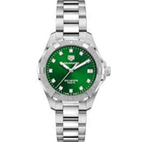 Tag Heuer Aquaracer Diamonds Emerald Green Dial Watch for Women - WBD1316.BA0740 Buy Now By Tag Heuer