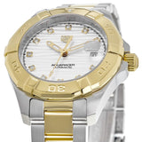 Tag Heuer Aquaracer Automatic Diamonds Silver Dial Two Tone Steel Strap Watch for Women - WBD2321.BB0320 Buy Now By Tag Heuer