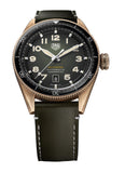 Tag Heuer Autavia Calibre 5 Automatic Olive Green Dial Green Leather Strap Watch for Men - WBE5190.FC8268 Buy Now By Tag Heuer