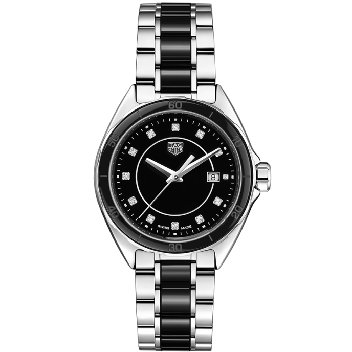 Tag Heuer Formula 1 Diamonds Black Dial Two Tone Steel Strap Watch for Women - WBJ141AB.BA0973 Buy Now By Tag Heuer