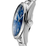 Tag Heuer Carrera Twin Time Blue Dial Silver Steel Strap Watch for Men - WBN201A.BA0640 Buy Now By Tag Heuer