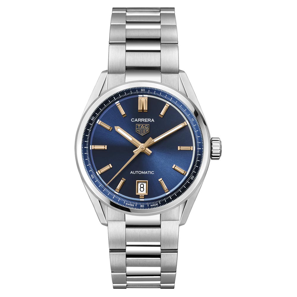 Tag Heuer Carrera Date Blue Dial Silver Steel Strap Watch for Women - WBN2311.BA0001 Buy Now By Tag Heuer