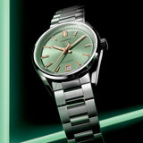 Tag Heuer Carrera Date Automatic 18K Green Dial Silver Steel Strap Watch for Women - WBN2312.BA0001 Buy Now By Tag Heuer