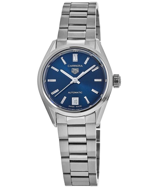 Tag Heuer Carrera Blue Dial Silver Steel Strap Watch for Women - WBN2411.BA0621 Buy Now By Tag Heuer
