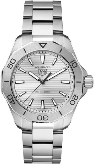 Tag Heuer Aquaracer Professional 200 Quartz Silver Dial Silver Steel Strap Watch for Men - WBP1111.BA0627 Buy Now By Tag Heuer