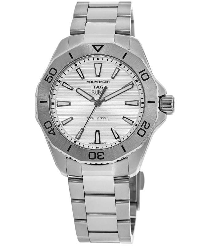 Tag Heuer Aquaracer Professional 200 Quartz Silver Dial Silver Steel Strap Watch for Men - WBP1111.BA0627 Buy Now By Tag Heuer