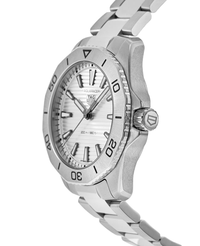 Tag Heuer Aquaracer Professional 200 Quartz Silver Dial Silver Steel Strap Watch for Men - WBP1111.BA0627 Buy Now By Tag Heuer