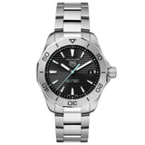 Tag Heuer Aquaracer Professional 200 Solargraph Quartz Black Dial Silver Steel Strap Watch for Men - WBP1114.BA0000 Buy Now By Tag Heuer
