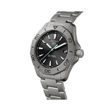 Tag Heuer Aquaracer Professional 200 Solargraph Quartz Black Dial Silver Steel Strap Watch for Men - WBP1180.BF0000 Buy Now By Tag Heuer