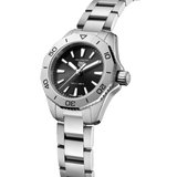 Tag Heuer Aquaracer Quartz Black Dial Silver Steel Strap Watch for Women - WBD1410.BA0741 Buy Now By Tag Heuer