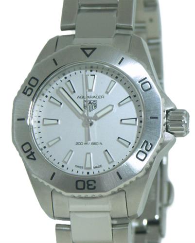 Tag Heuer Aquaracer Professional 200 Quartz White Dial Silver Steel Strap Watch for Women - WBP1411.BA0622 Buy Now By Tag Heuer