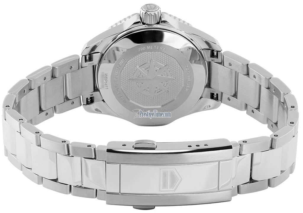 Tag Heuer Aquaracer Professional 200 Quartz White Dial Silver Steel Strap Watch for Women - WBP1411.BA0622