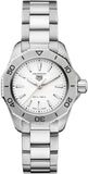 Tag Heuer Aquaracer Professional 200 Quartz White Dial Silver Steel Strap Watch for Women - WBP1411.BA0622 Buy Now By Tag Heuer