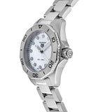 Tag Heuer Aquaracer Professional 200 Quartz Diamond Mother of Pearl Dial Silver Steel Strap Watch for Women - WBP1416.BA0622 Buy Now By Tag Heuer