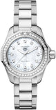 Tag Heuer Aquaracer Professional 200 Quartz Diamond Mother of Pearl Dial Silver Steel Strap Watch for Women - WBP1417.BA0622 Buy Now By Tag Heuer