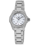 Tag Heuer Aquaracer Professional 200 Quartz Diamond Mother of Pearl Dial Silver Steel Strap Watch for Women - WBP1417.BA0622 Buy Now By Tag Heuer
