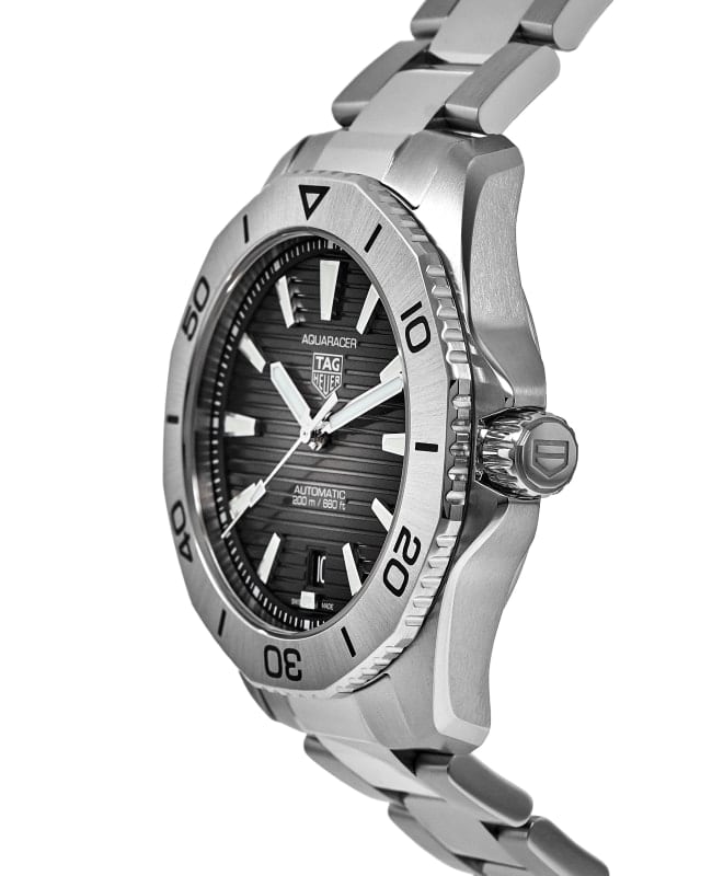 Tag Heuer Aquaracer Professional 200 Automatic Black Dial Silver Steel Strap Watch for Men - WBP2110.BA0627 Buy Now By Tag Heuer