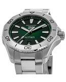 Tag Heuer Aquaracer Professional 200 Automatic Green Dial Silver Steel Strap Watch for Men - WBP2115.BA0627 Buy Now By Tag Heuer