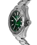 Tag Heuer Aquaracer Professional 200 Automatic Green Dial Silver Steel Strap Watch for Men - WBP2115.BA0627 Buy Now By Tag Heuer