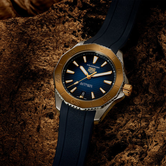 Tag Heuer Aquaracer Professional 200 Automatic Blue Dial Blue Rubber Strap Watch for Men - WBP2150.FT6210 Buy Now By Tag Heuer