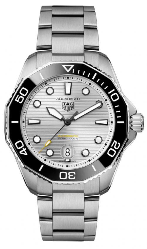 Tag Heuer Aquaracer Professional 300 Automatic White Dial Silver Steel Strap Watch for Men - WBP231C.BA0626 Buy Now By Tag Heuer
