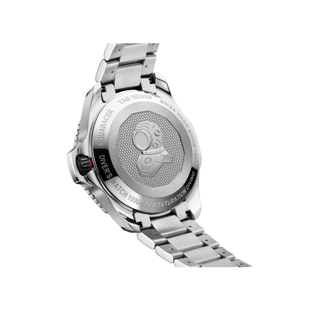 Tag Heuer Aquaracer Professional 1000 Superdiver Automatic Black Dial Silver Steel Strap Watch for Men - WBP5A8A.BF0619 Buy Now By Tag Heuer