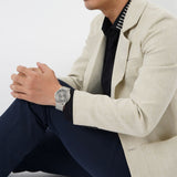 Calvin Klein Minimal Grey Dial Silver Mesh Bracelet Watch for Men - K3M21124 Buy Now By Calvin Klein