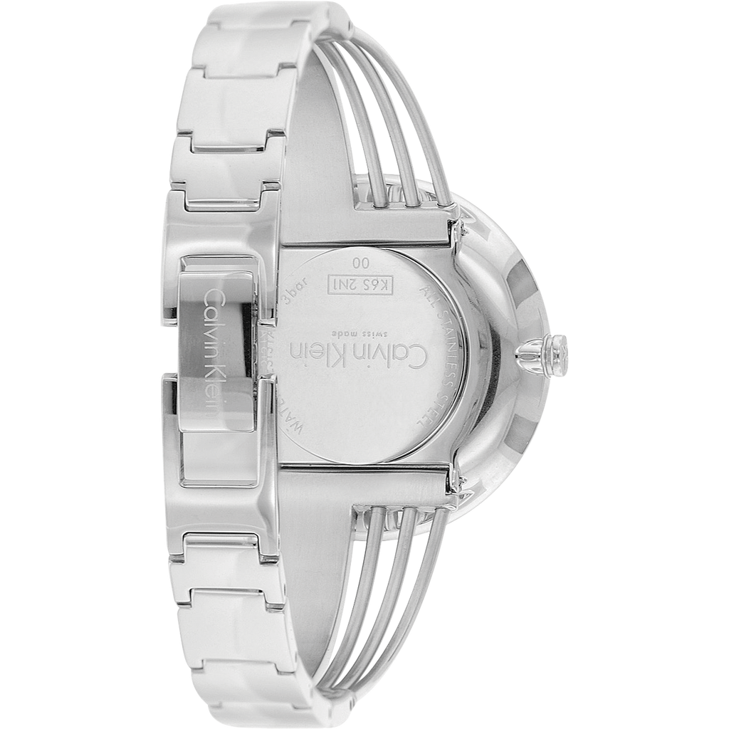 Calvin Klein Drift Silver Dial Silver Steel Strap Watch for Women - K6S2N116 Buy Now By Calvin Klein