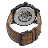 Fossil Townsman Automatic Black Dial Brown Leather Strap Watch for Men - ME3155 Buy Now By Fossil