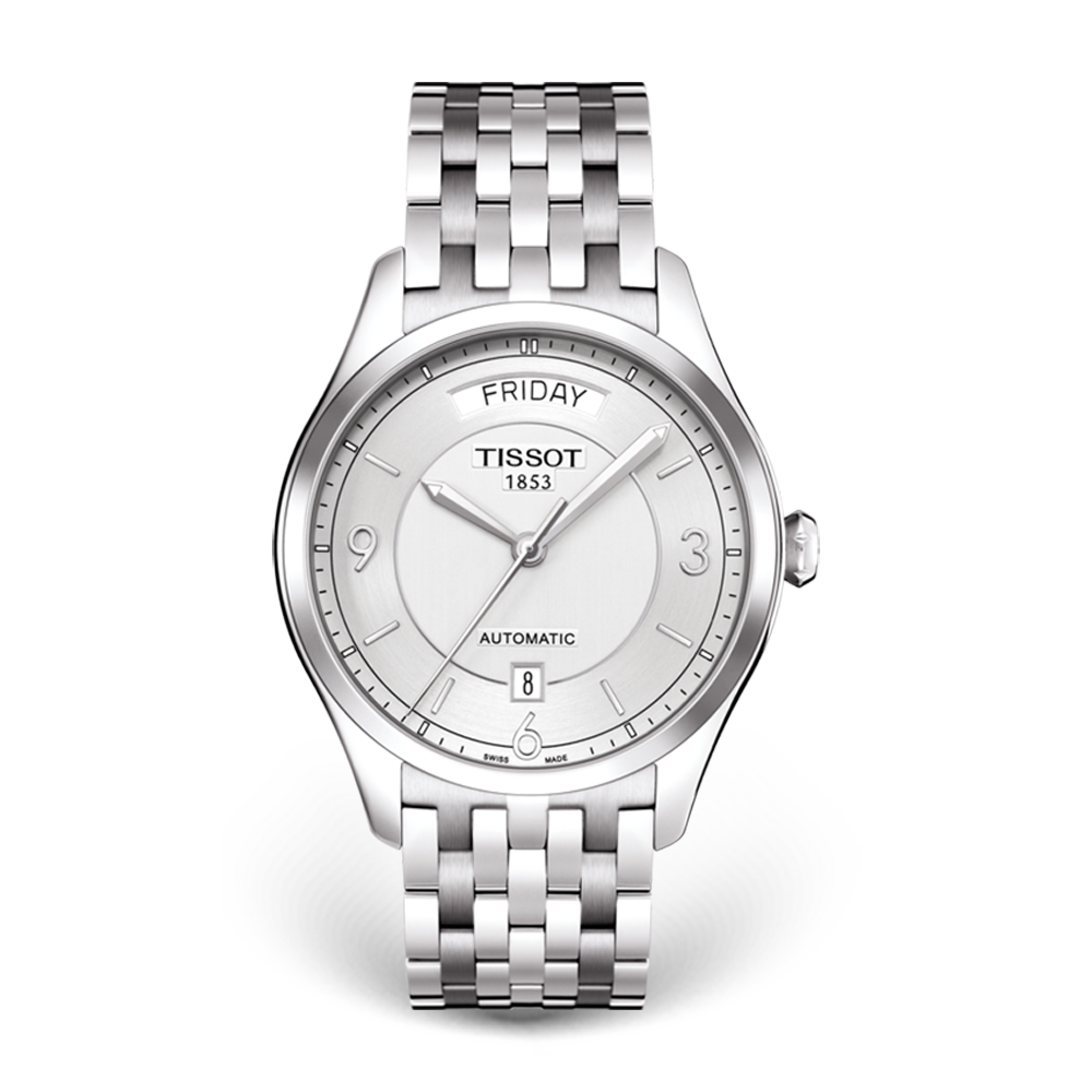 Tissot T Classic T One Automatic Silver Dial Silver Steel Strap Watch For Men - T038.430.11.037.00 Buy Now By Tissot