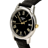 Tissot T Classic Dream Black Dial Black Leather Strap Watch for Men - T033.410.26.053.01 Buy Now By Tissot