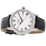 Tissot T Classic Carson White Dial Black Leather Strap Watch for Men - T085.410.16.013.00 Buy Now By Tissot