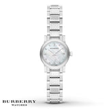 Burberry The City Diamonds Mother of Pearl Dial Silver Steel Strap Watch for Women - BU9224 Buy Now By Burberry