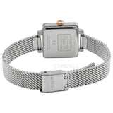Coach Cass White Dial Silver Mesh Bracelet Watch for Women - 14503697 Buy Now By Coach