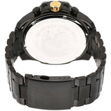 Diesel Mega Chief Chronograph Grey Dial Black Steel Strap Watch For Men - DZ4479 Buy Now By Diesel