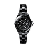 Chanel J12 Quartz Diamonds Black Dial Black Steel Strap Watch for Women - J12 H5701 Buy Now By Chanel