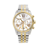 Michael Kors Lexington Silver Dial Two Tone Steel Strap Watch for Women - MK5955 Buy Now By Michael Kors