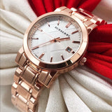 Burberry The City White Dial Rose Gold Steel Strap Watch for Women - BU9204 Buy Now By Burberry