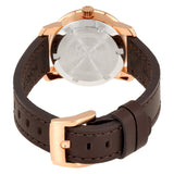 Movado Bold Rose Gold Dial Brown Leather Strap Watch For Women - 3600438 Buy Now By Movado