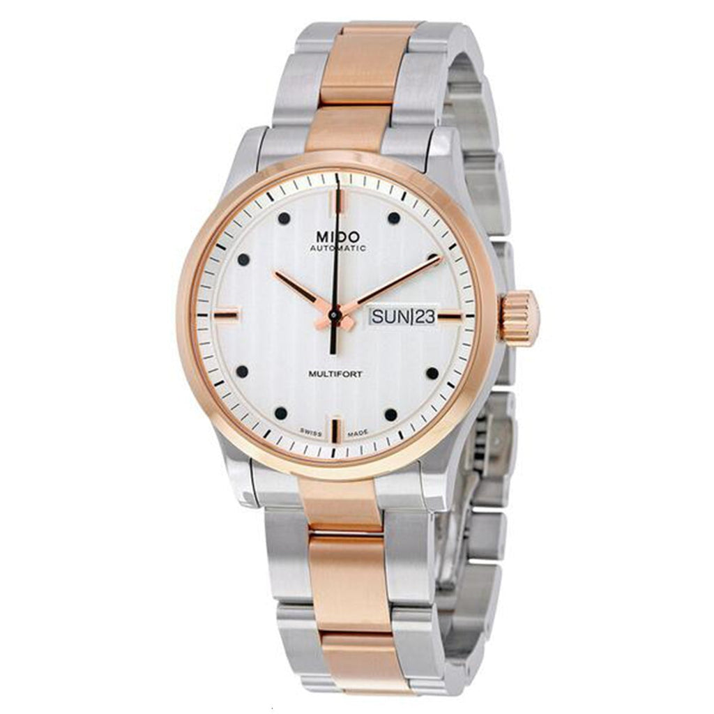 Mido Multifort Automatic Silver Dial Two Tone Steel Strap Watch For Men - M005.430.22.031.80 Buy Now By Mido