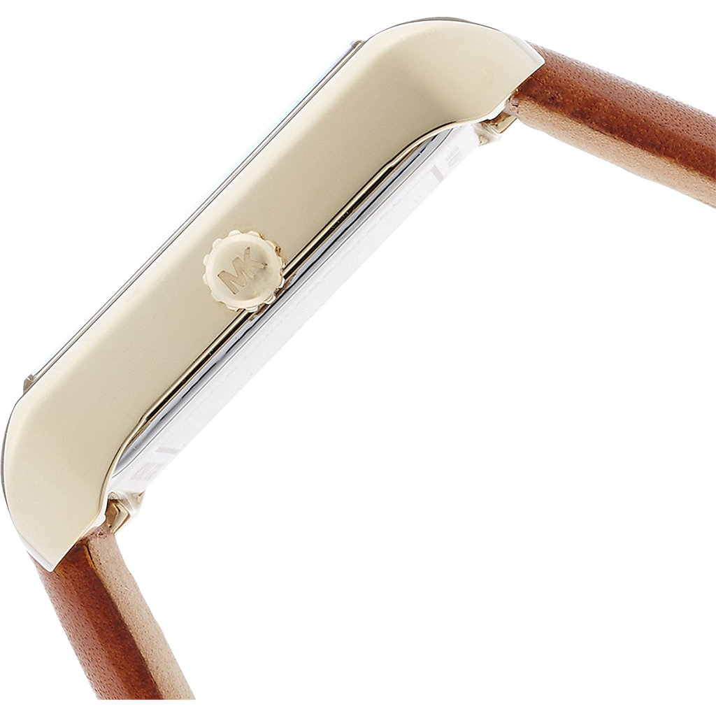 Michael Kors Lake White Dial Brown Leather Strap Watch For Women - MK2584 Buy Now By Michael Kors