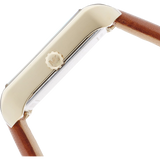 Michael Kors Lake White Dial Brown Leather Strap Watch For Women - MK2584 Buy Now By Michael Kors