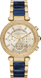 Michael Kors Parker Gold Dial Two Tone Steel Strap Watch for Women - MK6238 Buy Now By Michael Kors