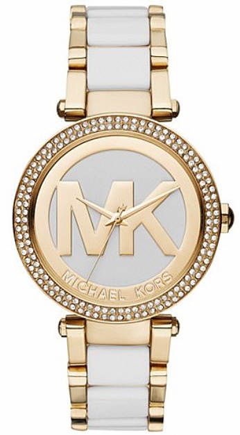 Michael Kors Parker White Dial Two Tone Steel Strap Watch for Women - MK6313 Buy Now By Michael Kors